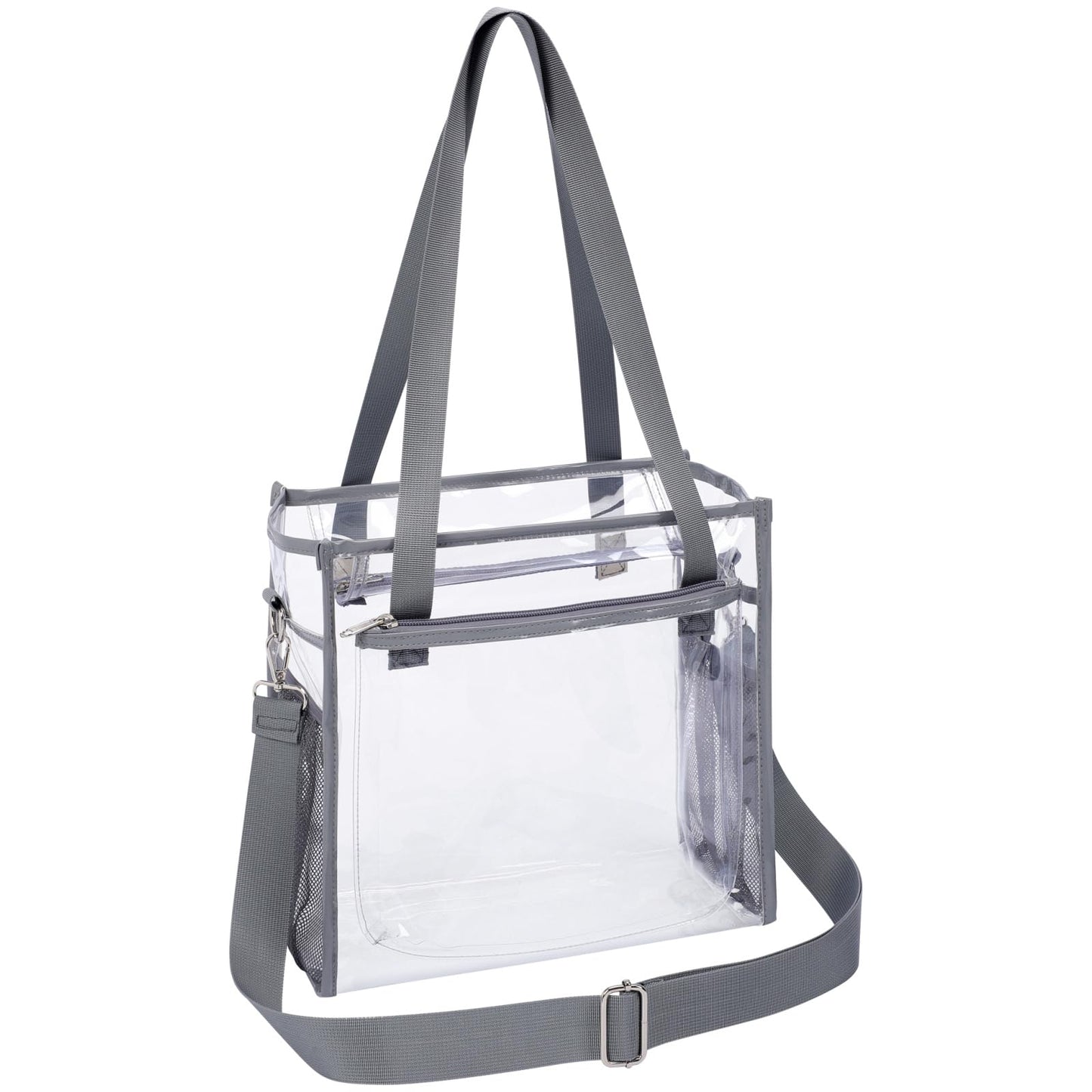 PACKISM Holographic Clear Tote Bag Stadium Approved for Women